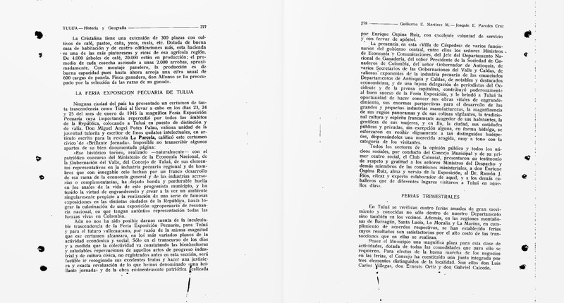Página de Tuluá Historia y Geografía - Cámara de Comercio de Cali